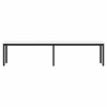 banc Blanc 200 x 35 x 45 cm Bois de pin massif 613996613996