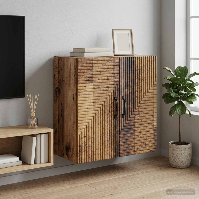 Armoire Murale Bois ancien 59 x 31 x 60 cm Bois d'ingénierie 614006614006