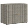 Armoire de rangement jardin Gris 100x55,5x80 cm Résine tressée 614007614007