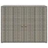 Armoire de rangement jardin Gris 100x55,5x80 cm Résine tressée 614007614007