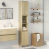 Armoire salle de bain chêne sonoma 30x30x190 cm 614010614010