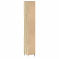 Armoire salle de bain chêne sonoma 30x30x190 cm 614010614010