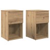 Armoire de lit 2 pc Chêne artisanal 29 x 31,5 x 49 cm 614018614018