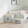 Armoire de rangement 2 pcs Gris béton 103 x 41 x 40 cm 614019614019