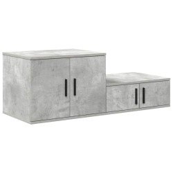 Armoire de rangement 2 pcs Gris béton 103 x 41 x 40 cm 614019614019