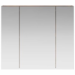 Armoire Miroir de Salle de Bain Chêne fumé 80 x 14.5 x 70 cm 614026614026