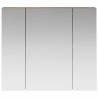 Armoire Miroir de Salle de Bain Chêne fumé 80 x 14.5 x 70 cm 614026614026
