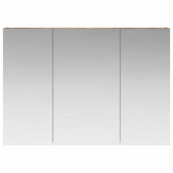 Armoire Miroir de Salle de Bain Chêne fumé 100 x 14,5 x 70 cm 614027614027