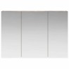 Armoire Miroir de Salle de Bain Chêne fumé 100 x 14,5 x 70 cm 614027614027