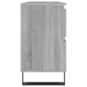 Armoire salle de bain sonoma gris 80x33x60 cm bois d'ingénierie 614029614029