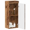 Armoire murale de salle de bain avec étagère TULUM Bois ancien 614032614032