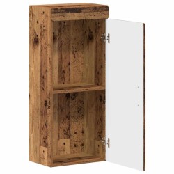 Armoire murale de salle de bain avec étagère TULUM Bois ancien 614032614032