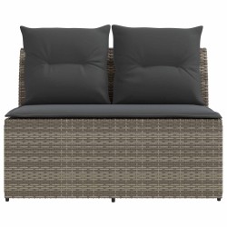 2 Pièce Canapé du milieu de jardin avec table relevable 614033614033