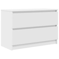 Meuble TV blanc 80x35x54 cm bois d'ingénierie 614039614039