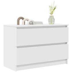 Meuble TV blanc 80x35x54 cm bois d'ingénierie 614039614039