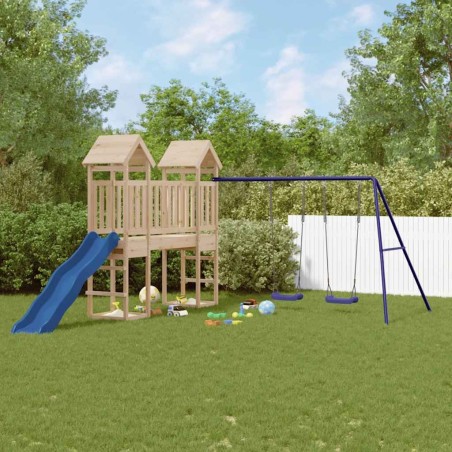 Aire de jeux d'extérieur bois de pin massif 614045614045