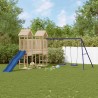 Aire de jeux d'extérieur bois de pin massif 614045614045