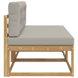 2 Pièce Sofa de milieu extérieur Polyester Blanc 614046614046