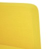 Fauteuil canapé avec accoudoirs tissu jaune clair 53 cm 614051614051