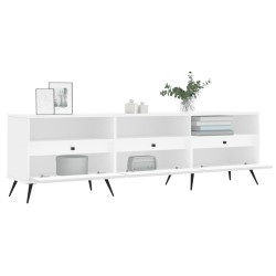 Meuble TV blanc 150x30x44,5 cm bois d'ingénierie 614055614055