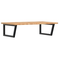 Étagère de vasque murale acier et bois de chêne massif 614056614056