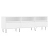 Meuble TV blanc 150x30x44,5 cm bois d'ingénierie 614057614057