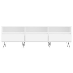 Meuble TV blanc 150x30x44,5 cm bois d'ingénierie 614057614057
