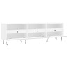 Meuble TV blanc 150x30x44,5 cm bois d'ingénierie 614057614057