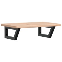 Étagère de vasque murale acier et bois de chêne massif 614058614058