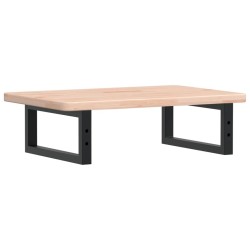 Étagère de vasque murale acier et bois de chêne massif 614059614059