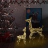Famille de rennes de décoration Acrylique 160 LED blanc chaud 614062614062
