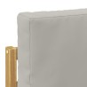 2 Pièce Sofa de milieu extérieur Bois d'Acacia Massif Blanc 614064614064