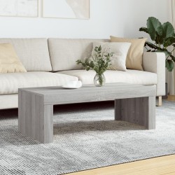 Table basse sonoma gris 102x50x36 cm bois d'ingénierie 614069614069