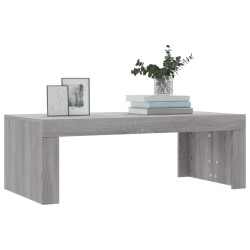 Table basse sonoma gris 102x50x36 cm bois d'ingénierie 614069614069