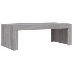 Table basse sonoma gris 102x50x36 cm bois d'ingénierie 614069614069