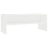 Meuble TV Blanc 100x40x40 cm Bois d’ingénierie 614070614070