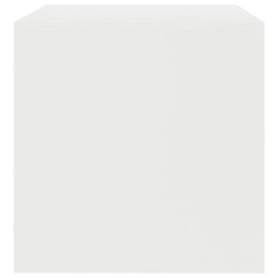 Meuble TV Blanc 100x40x40 cm Bois d’ingénierie 614070614070