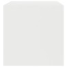 Meuble TV Blanc 100x40x40 cm Bois d’ingénierie 614070614070