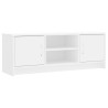 Meuble TV blanc 102x30x37,5 cm bois d'ingénierie 614071614071