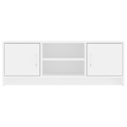 Meuble TV blanc 102x30x37,5 cm bois d'ingénierie 614071614071