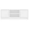 Meuble TV blanc 102x30x37,5 cm bois d'ingénierie 614071614071