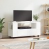 Meuble TV blanc 102x34,5x43 cm bois d'ingénierie 614072614072