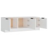 Meuble TV Blanc 102x35x36,5 cm Bois d'ingénierie 614073614073