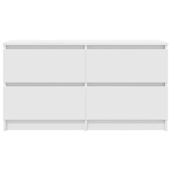 Meuble TV blanc 100x35x54 cm bois d'ingénierie 614075614075