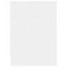 Meuble TV Blanc 102x37,5x52,5 cm Bois d'ingénierie 614076614076
