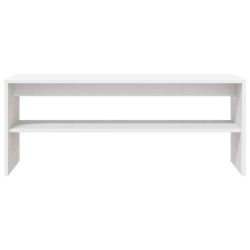 Meuble TV Blanc 100 x 40 x 40 cm Aggloméré 614078614078
