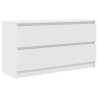 Meuble TV blanc 100x35x54 cm bois d'ingénierie 614081614081