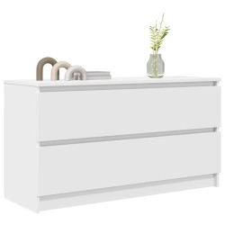 Meuble TV blanc 100x35x54 cm bois d'ingénierie 614081614081