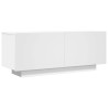 Meuble TV Blanc 100x35x40 cm Bois d'ingénierie 614082614082