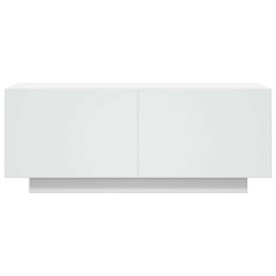 Meuble TV Blanc 100x35x40 cm Bois d'ingénierie 614082614082